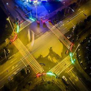 LED斑馬線發(fā)光磚600